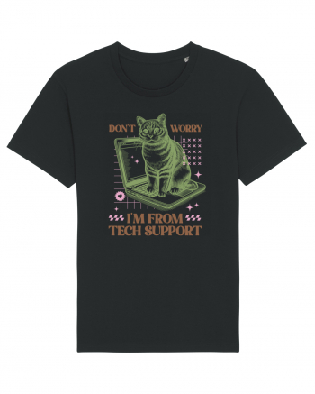 Don't Worry I'm Tech Support Black