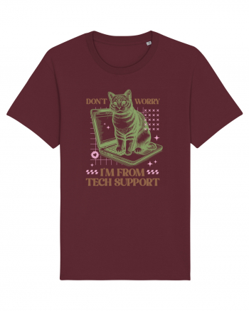 Don't Worry I'm Tech Support Burgundy
