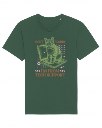 Don't Worry I'm Tech Support Bottle Green