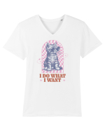 I Do What I Want Tricou mânecă scurtă guler V Bărbat Presenter