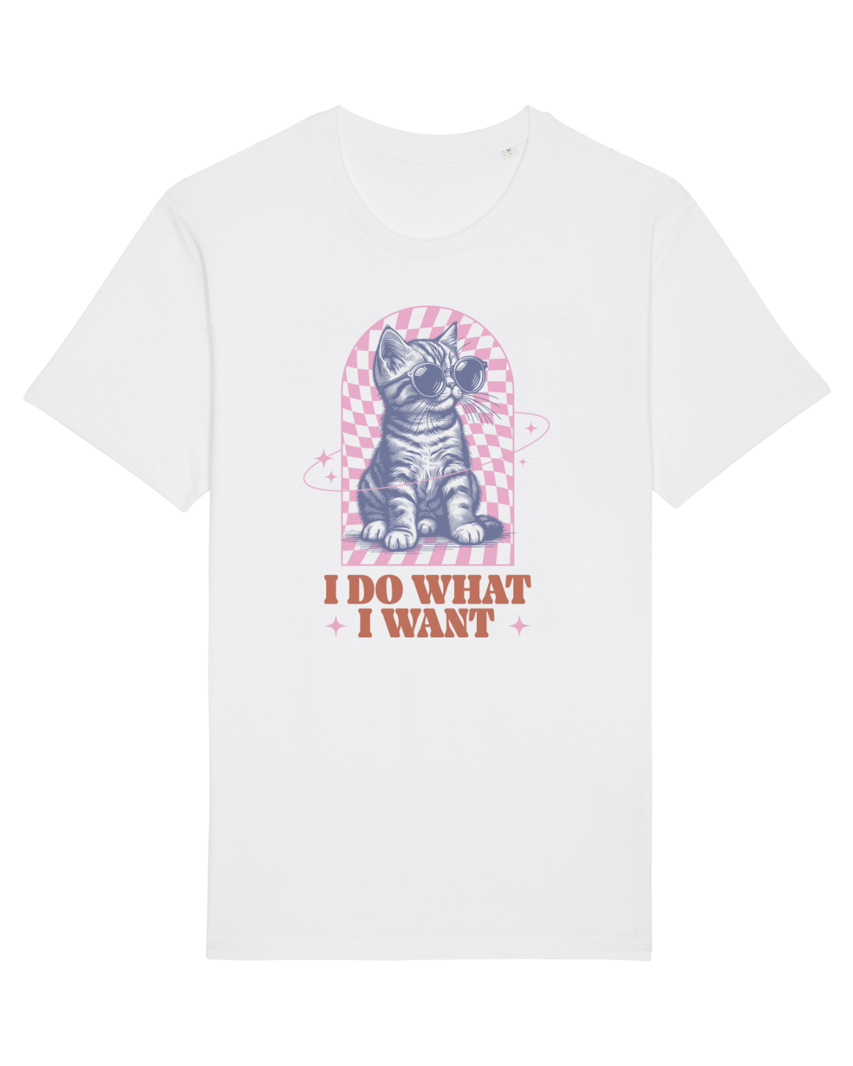 Tricou mânecă scurtă Unisex Rocker White