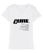 The Cure - black Tricou mânecă scurtă guler V Damă Evoker