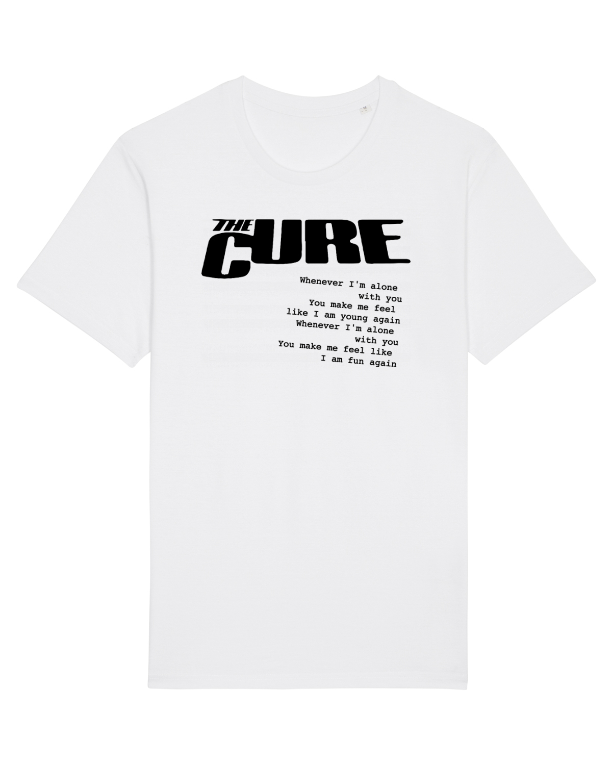 Tricou mânecă scurtă Unisex Rocker White