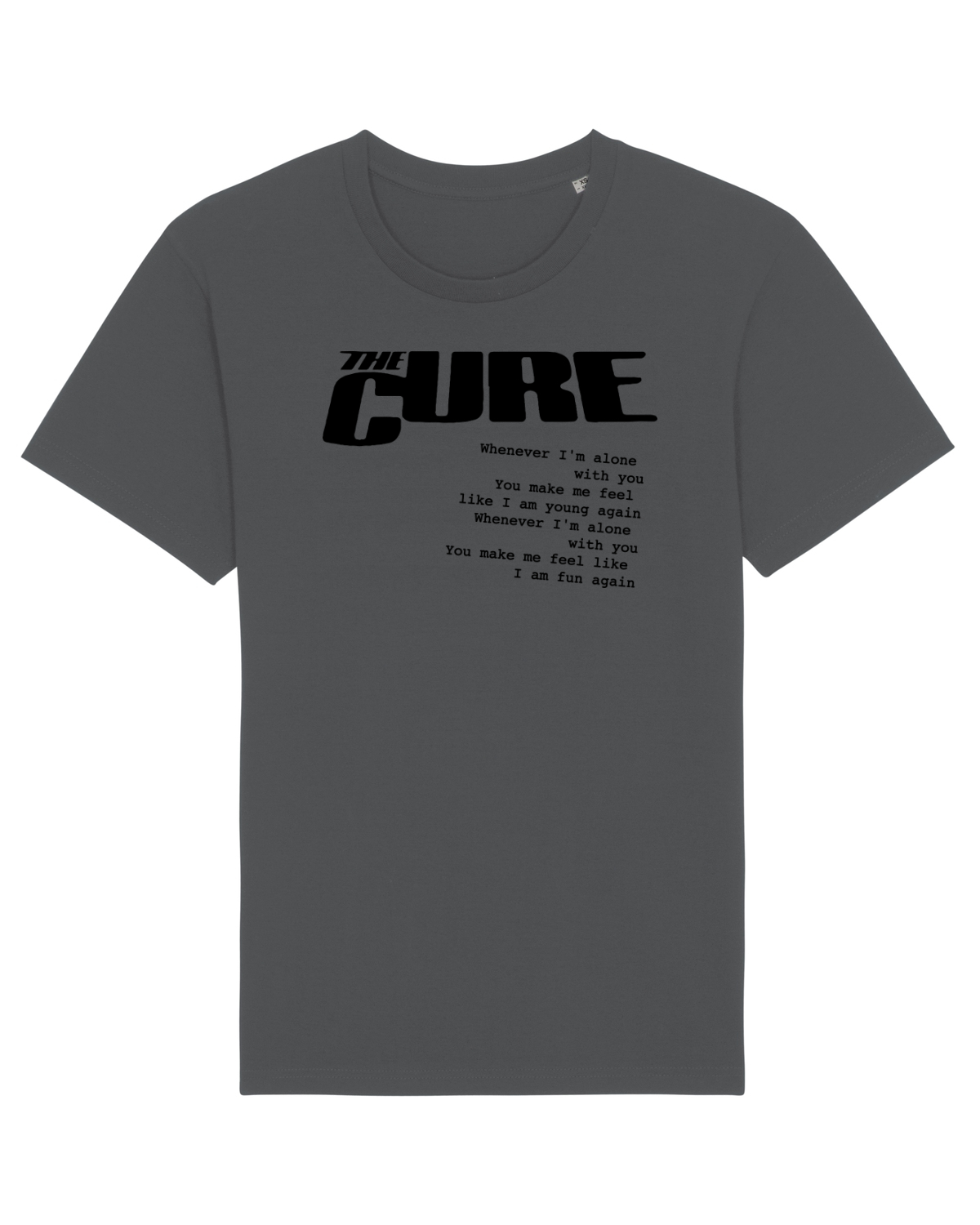 Tricou mânecă scurtă Unisex Rocker Anthracite