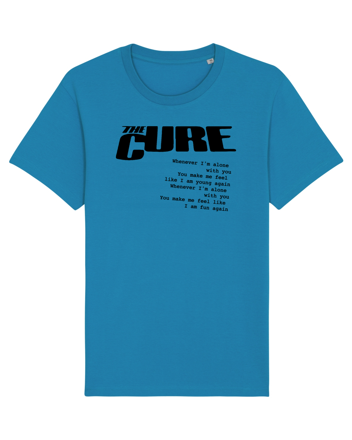 Tricou mânecă scurtă Unisex Rocker Azur