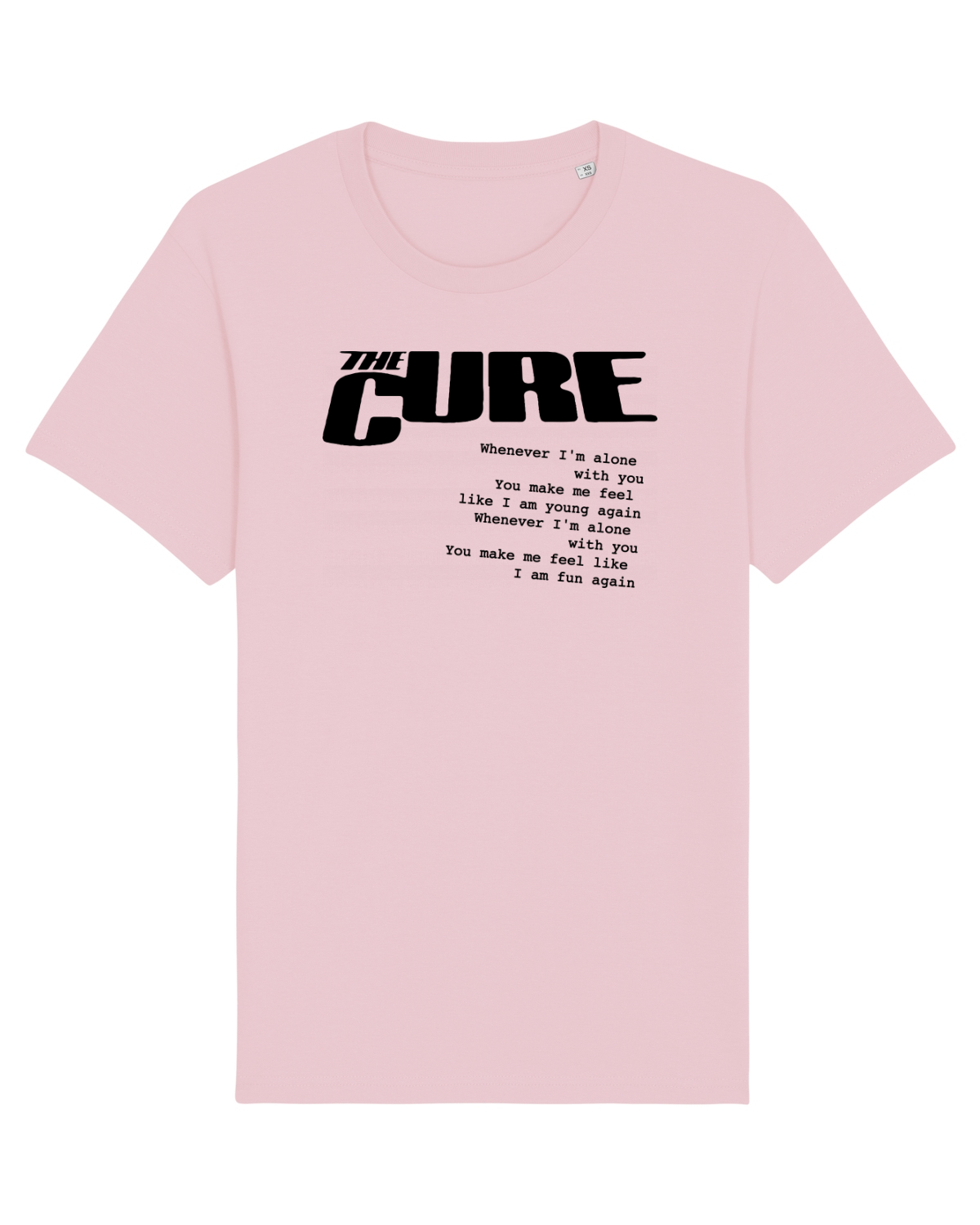 Tricou mânecă scurtă Unisex Rocker Cotton Pink