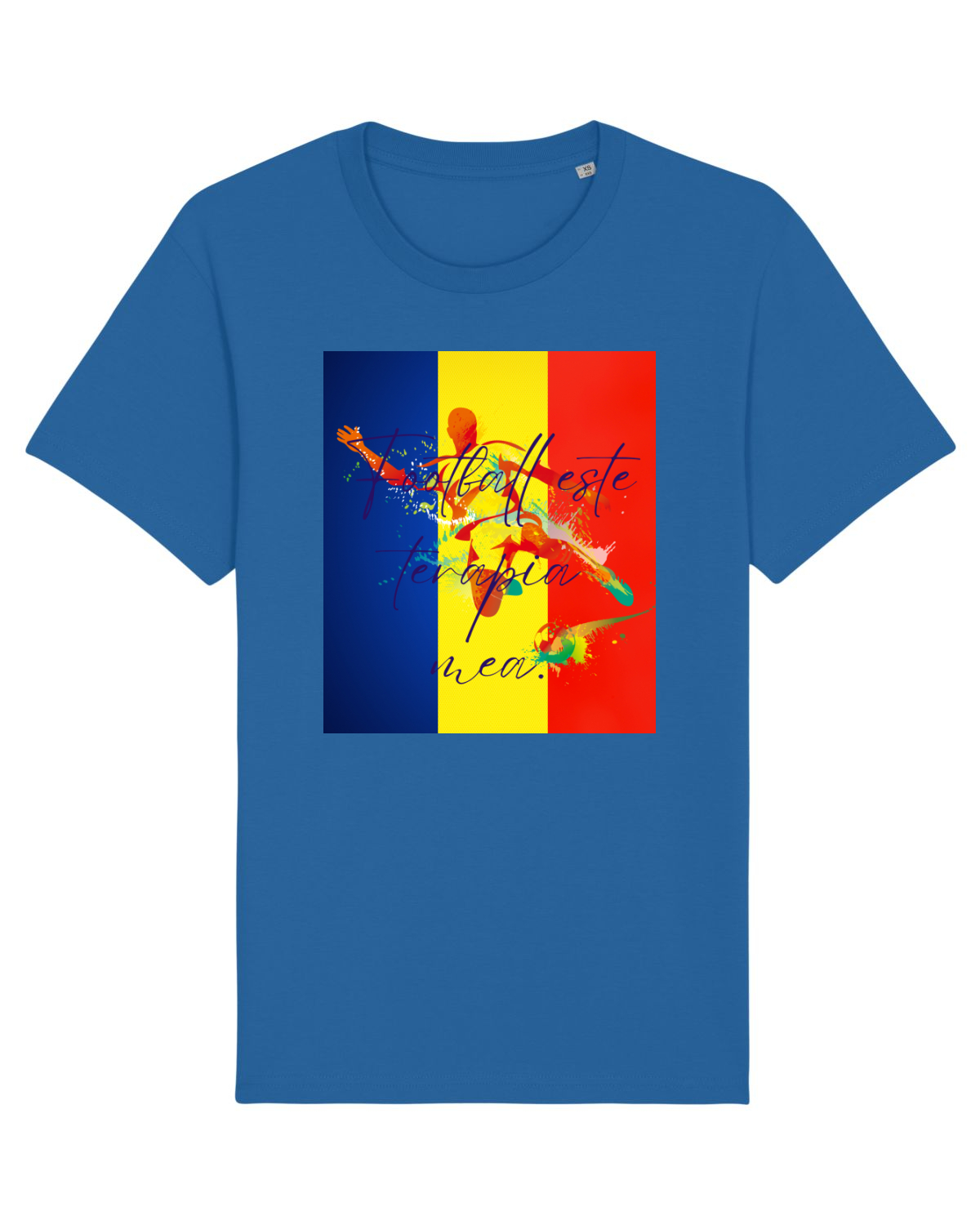 Tricou mânecă scurtă Unisex Rocker Royal Blue