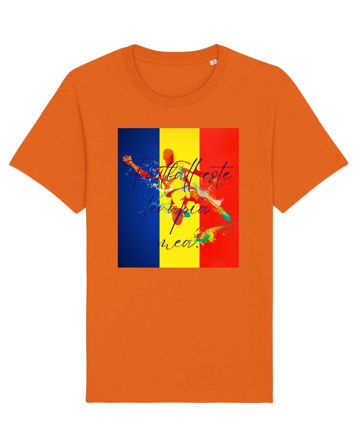 Tricou mânecă scurtă Unisex Rocker Bright Orange