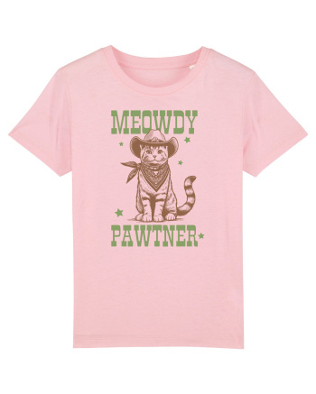 Meowdy Pawtner Cotton Pink