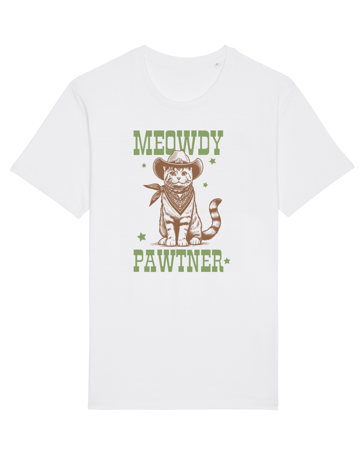 Tricou mânecă scurtă Unisex Rocker White