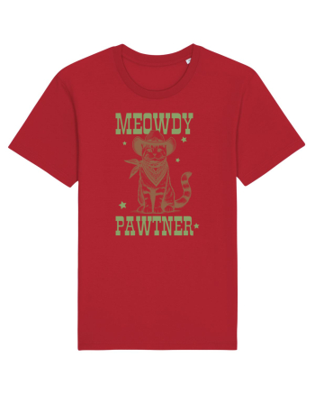 Meowdy Pawtner Red