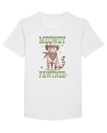 Meowdy Pawtner White