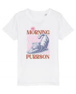 Not A Morning Purrson Tricou mânecă scurtă  Copii Mini Creator