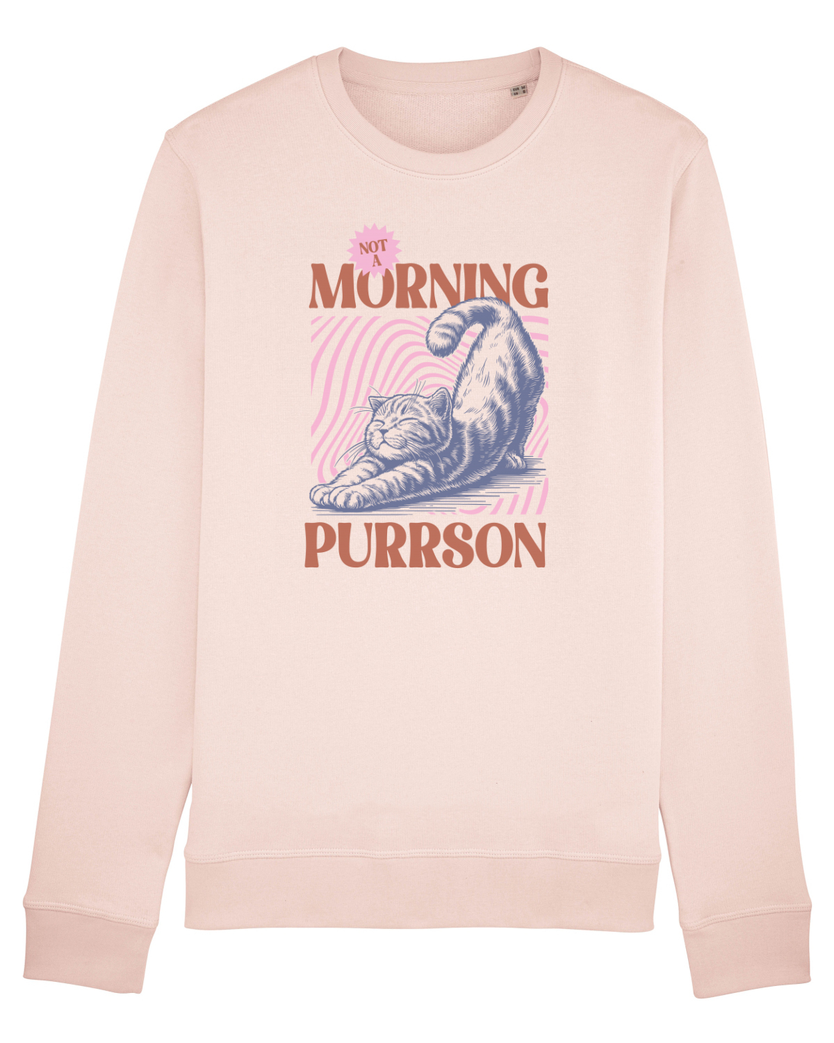 Bluză mânecă lungă Unisex Rise Candy Pink