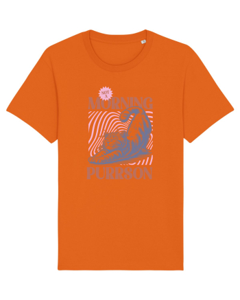 Not A Morning Purrson Bright Orange