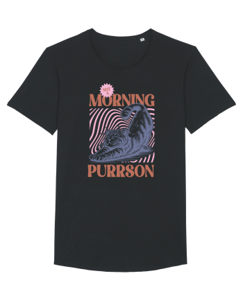 Not A Morning Purrson Black