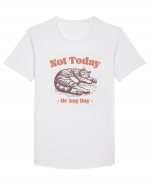 Not Today Or Any Day Tricou mânecă scurtă guler larg Bărbat Skater