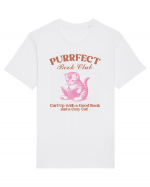 Purrfect Book Club Tricou mânecă scurtă Unisex Rocker