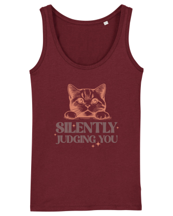 Silently Judging You Burgundy