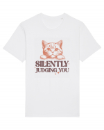 Silently Judging You Tricou mânecă scurtă Unisex Rocker