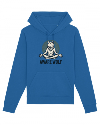 Aware wolf Royal Blue