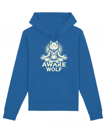 Aware wolf Royal Blue