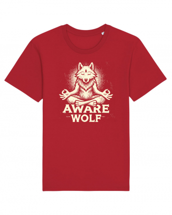 Aware wolf Red