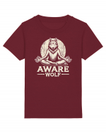Aware wolf Tricou mânecă scurtă  Copii Mini Creator