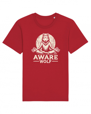 Aware wolf Red