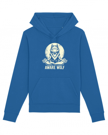 Aware wolf Royal Blue