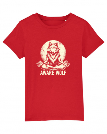 Aware wolf Red