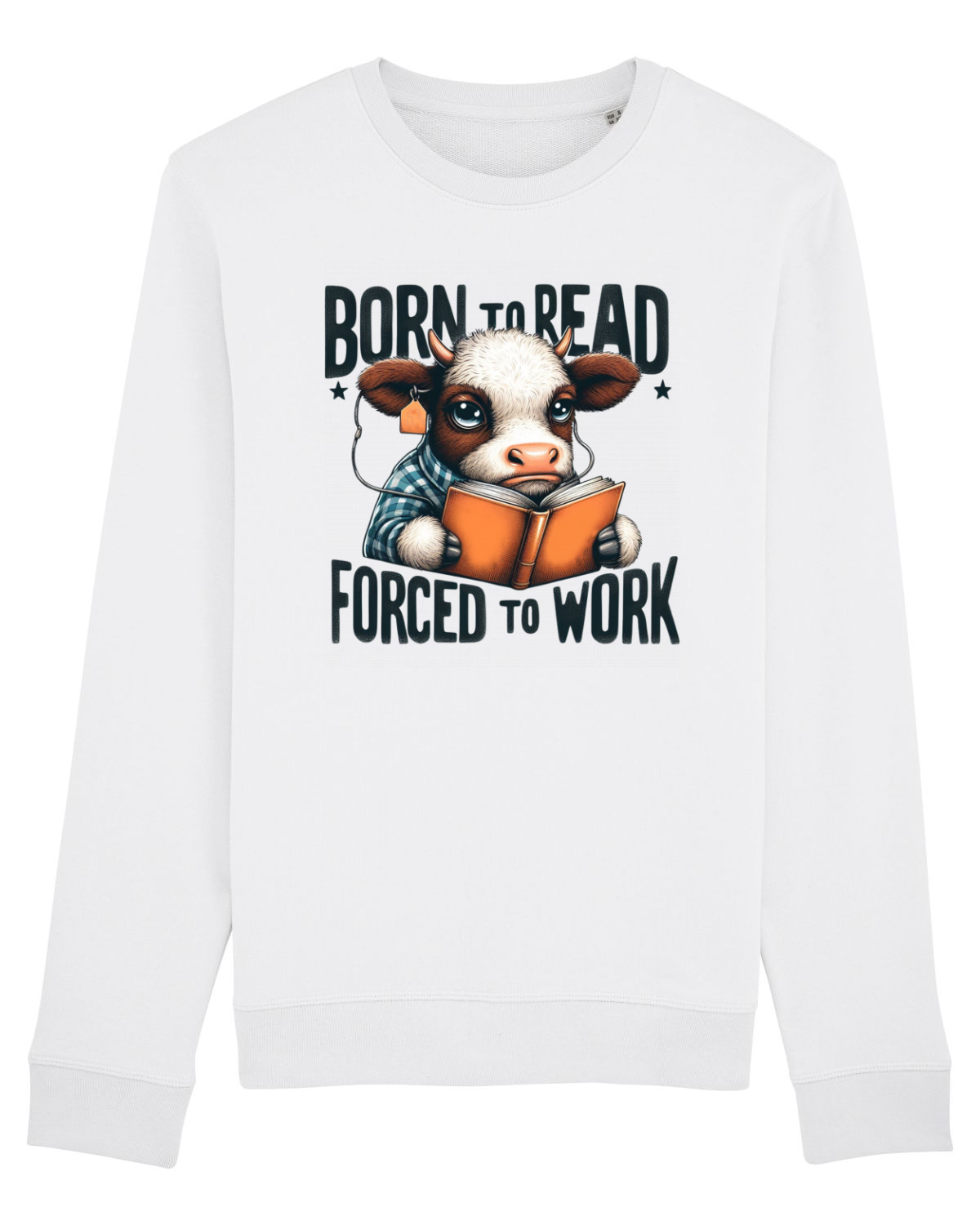 Bluză mânecă lungă Unisex Rise White