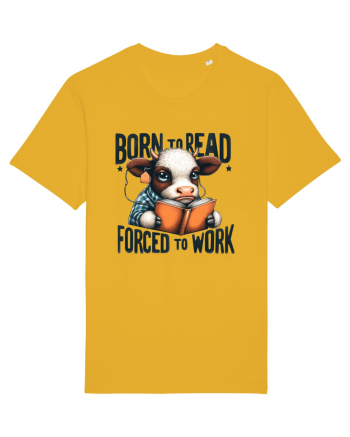 Born To Read Forced To Work Spectra Yellow