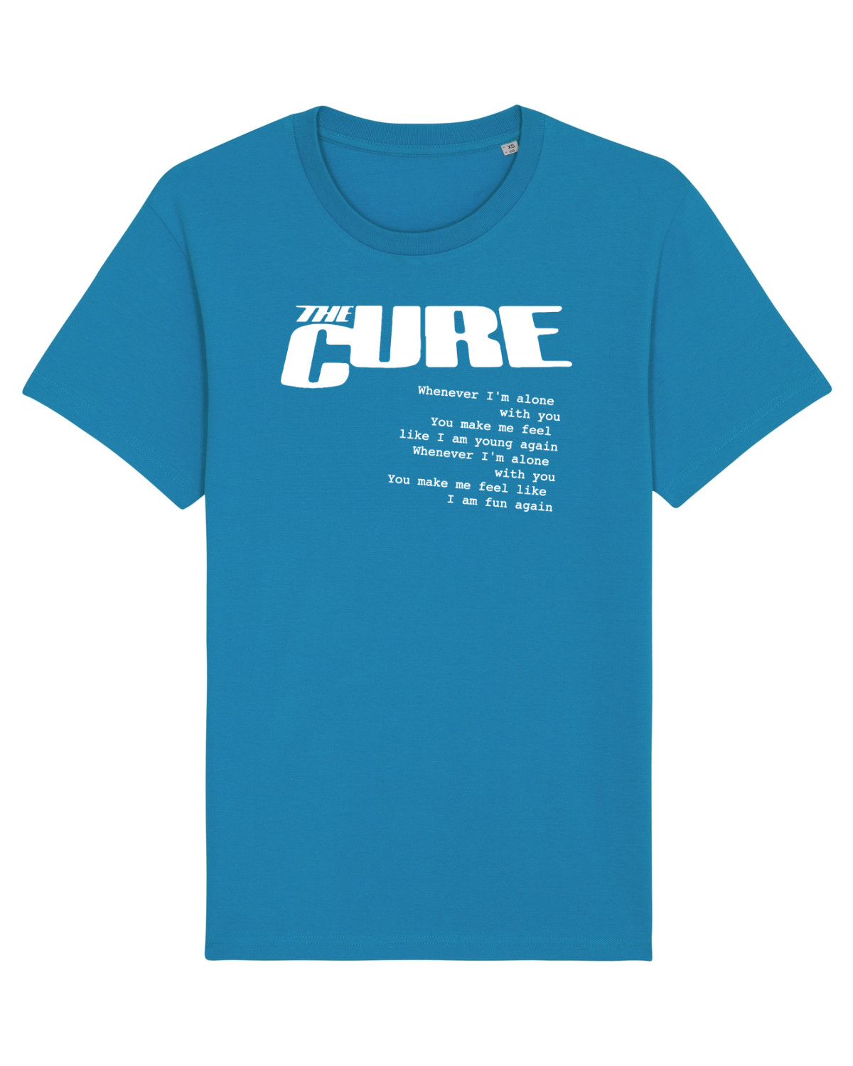 Tricou mânecă scurtă Unisex Rocker Azur
