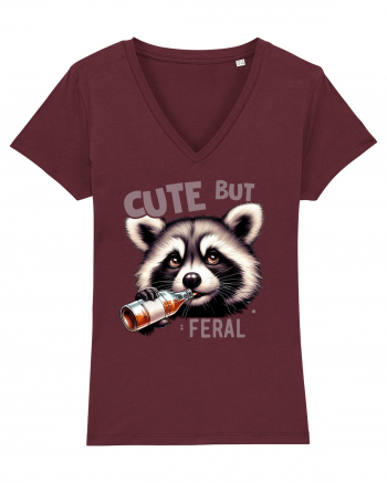 Cute But Feral Burgundy