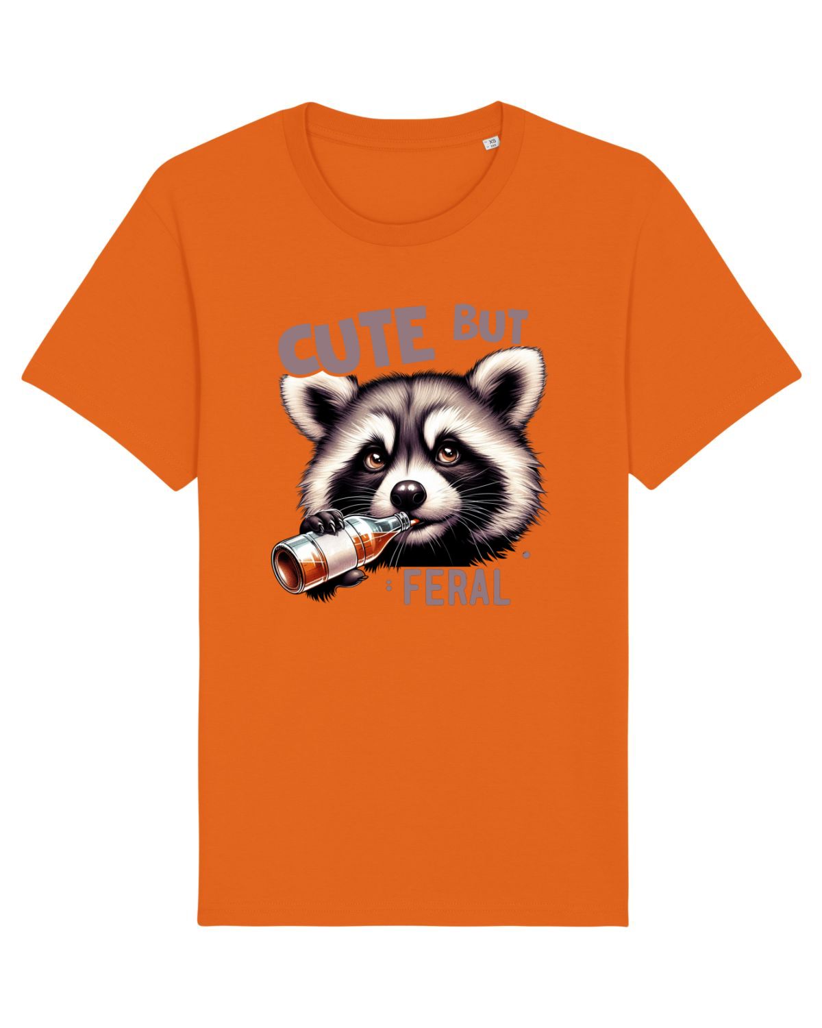 Tricou mânecă scurtă Unisex Rocker Bright Orange