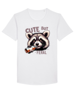 Cute But Feral Tricou mânecă scurtă guler larg Bărbat Skater