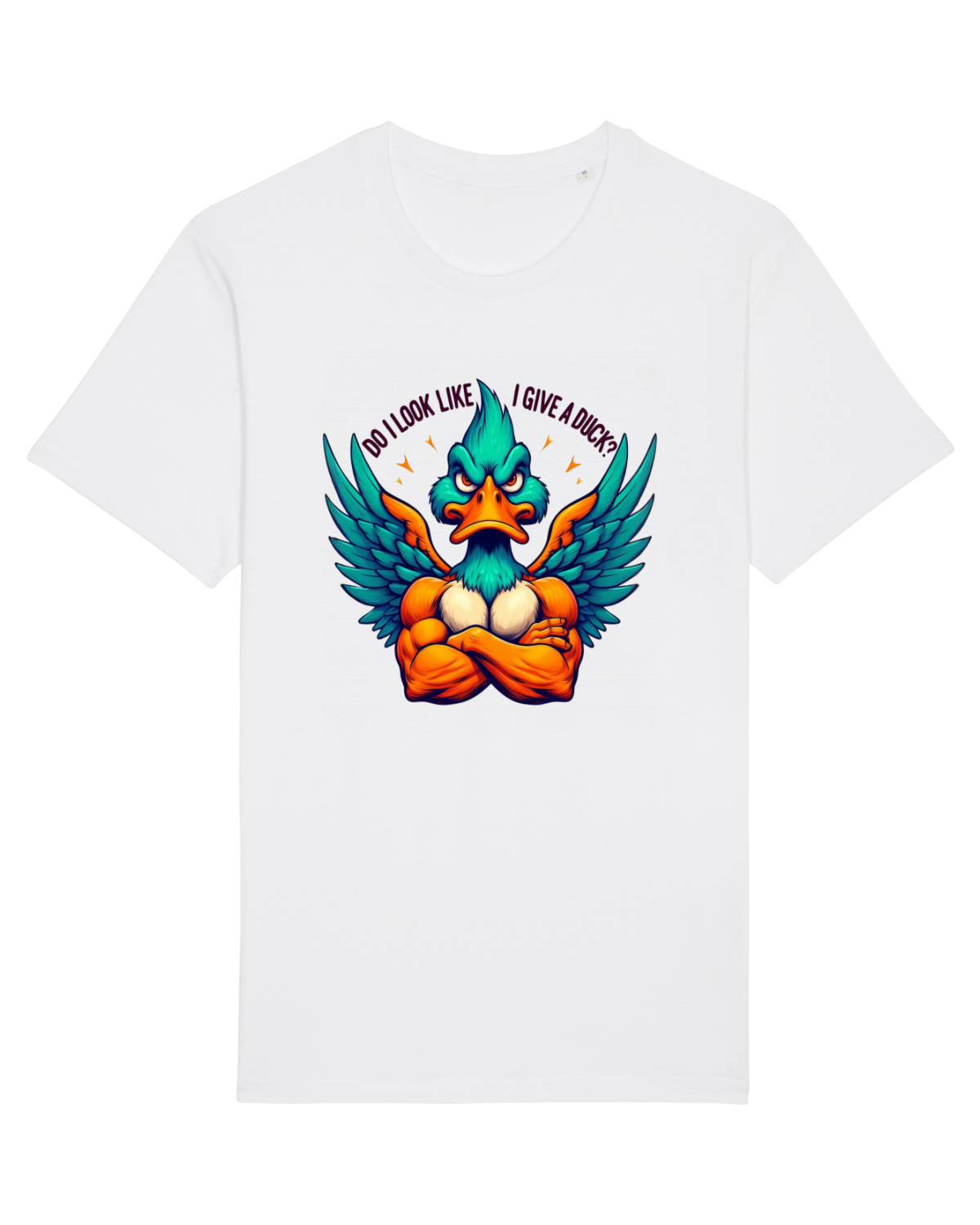 Tricou mânecă scurtă Unisex Rocker White