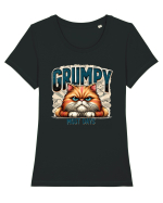 Grumpy Most Days Tricou mânecă scurtă guler larg fitted Damă Expresser
