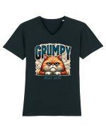 Grumpy Most Days Tricou mânecă scurtă guler V Bărbat Presenter