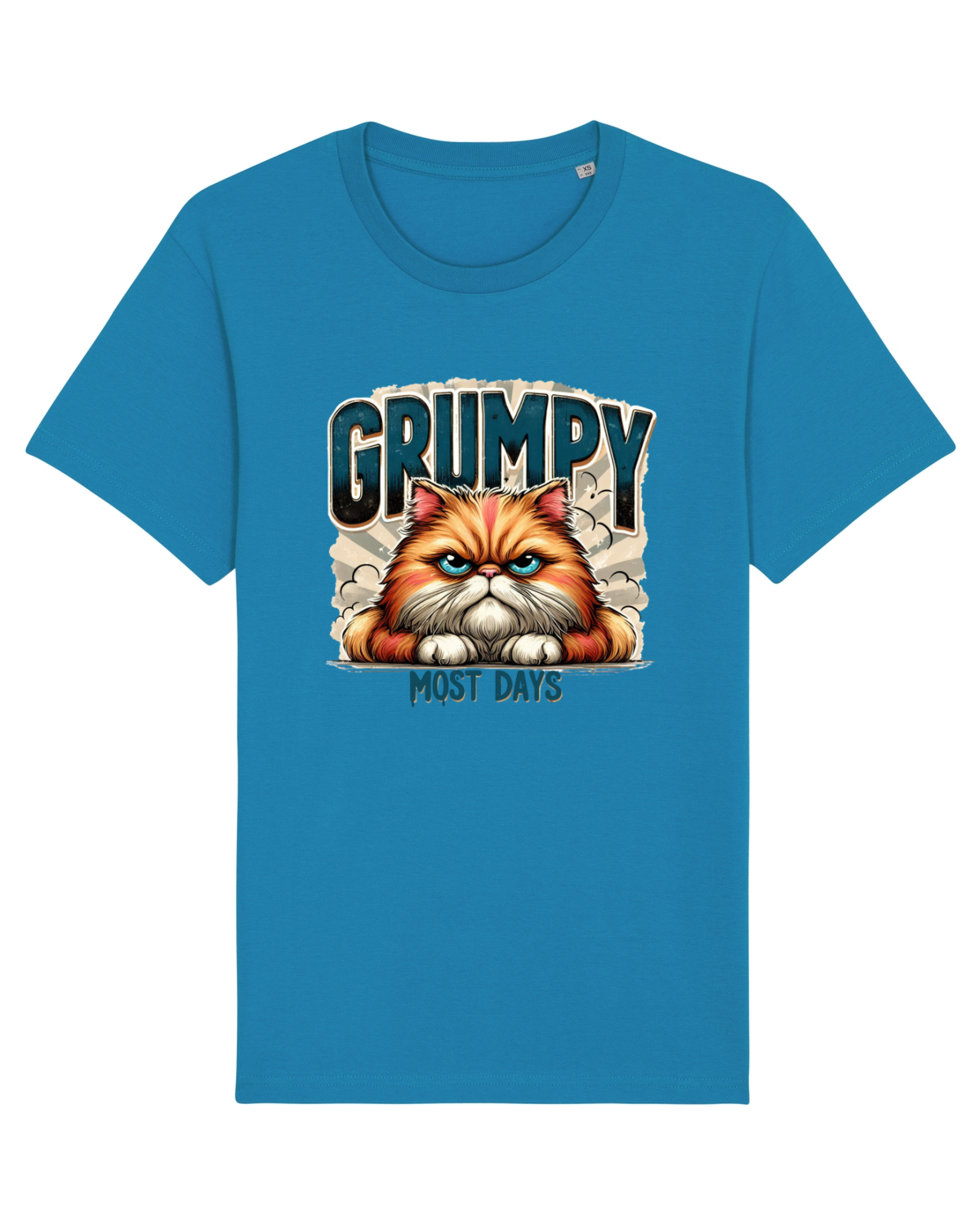 Tricou mânecă scurtă Unisex Rocker Azur