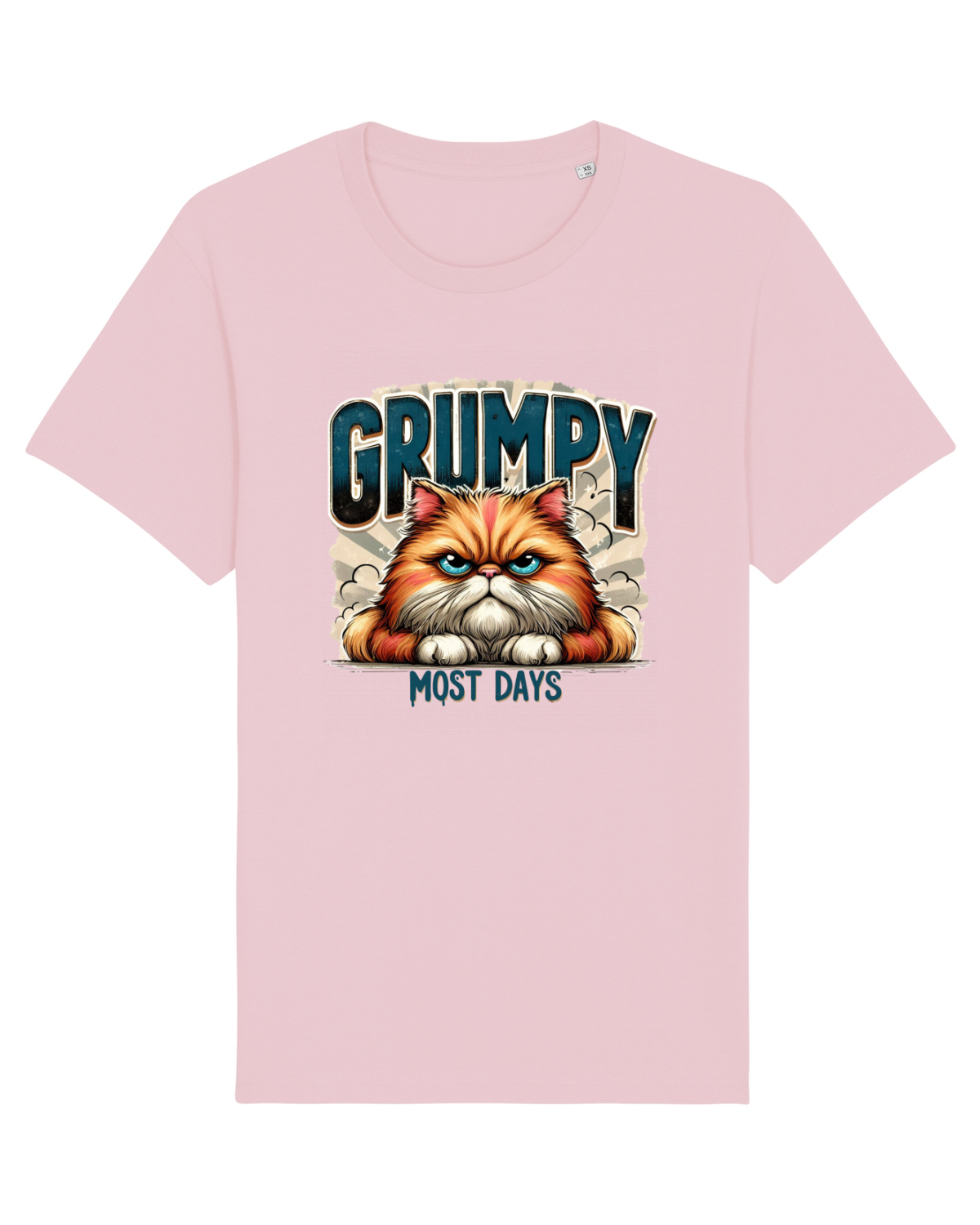 Tricou mânecă scurtă Unisex Rocker Cotton Pink