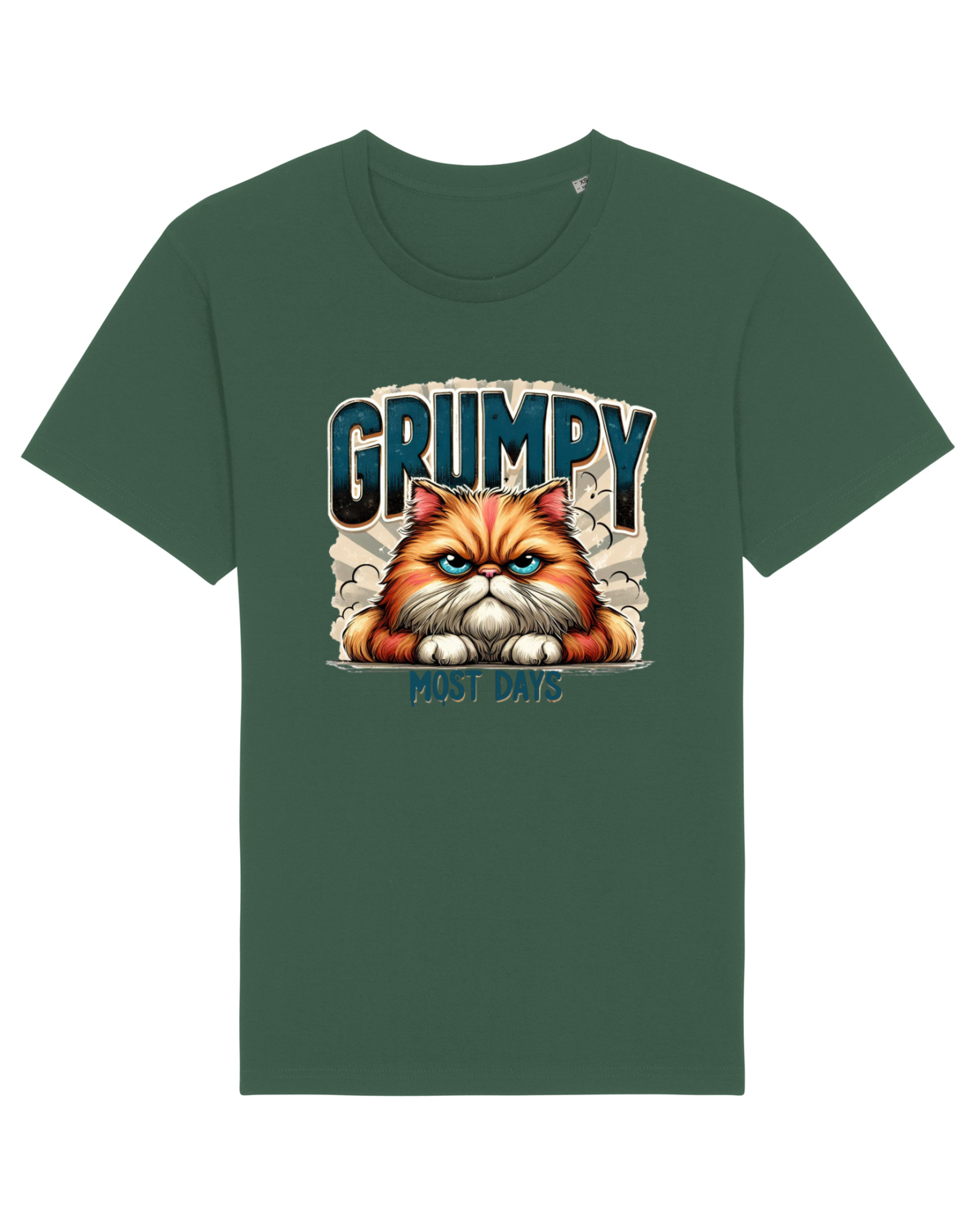 Tricou mânecă scurtă Unisex Rocker Bottle Green