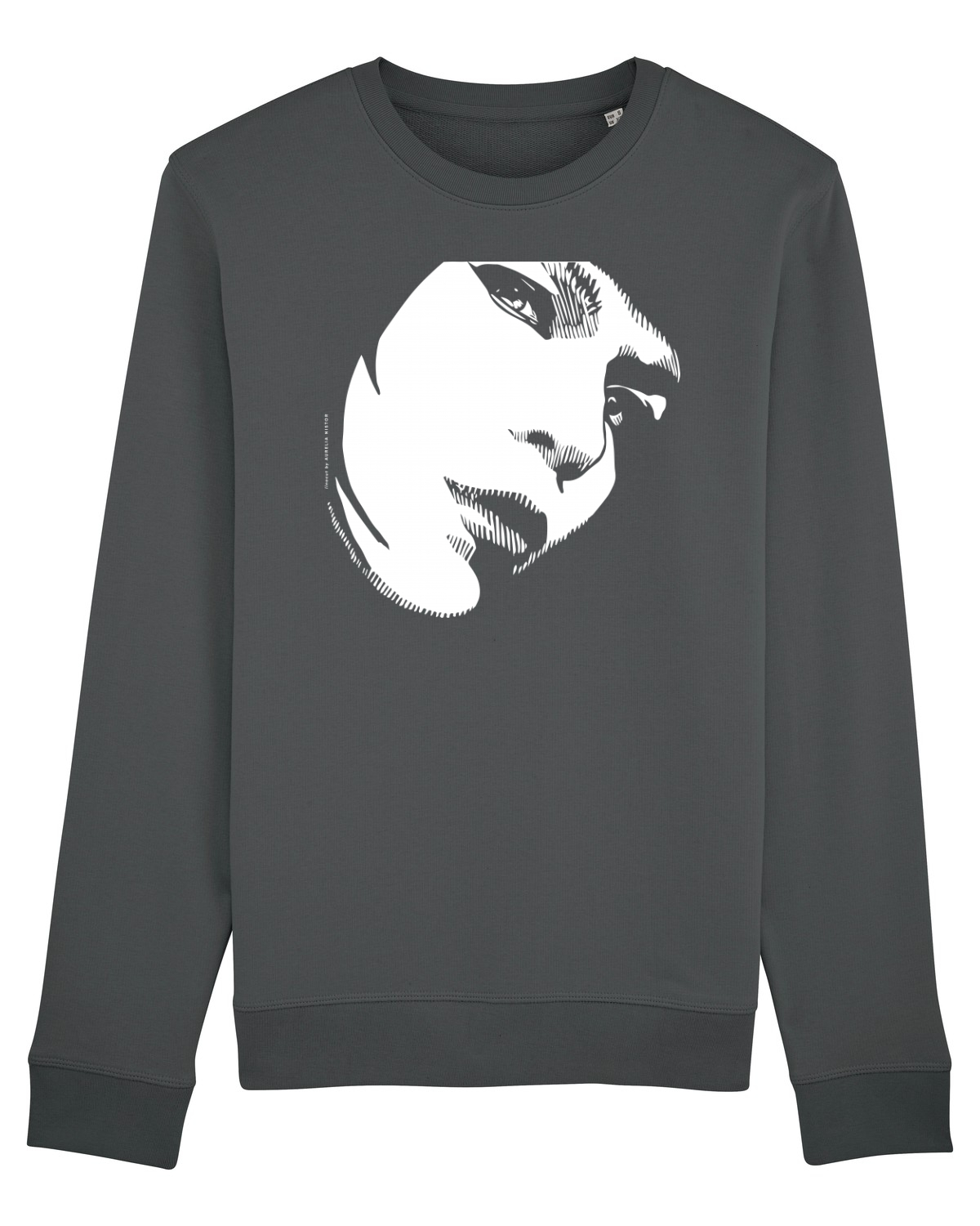Bluză mânecă lungă Unisex Rise Anthracite