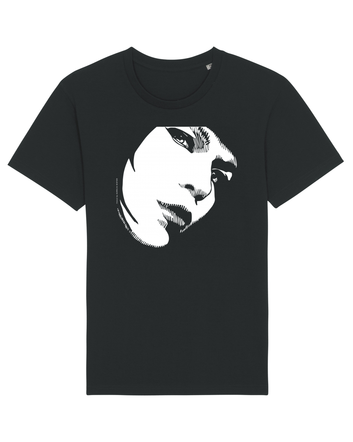 Tricou mânecă scurtă Unisex Rocker Black
