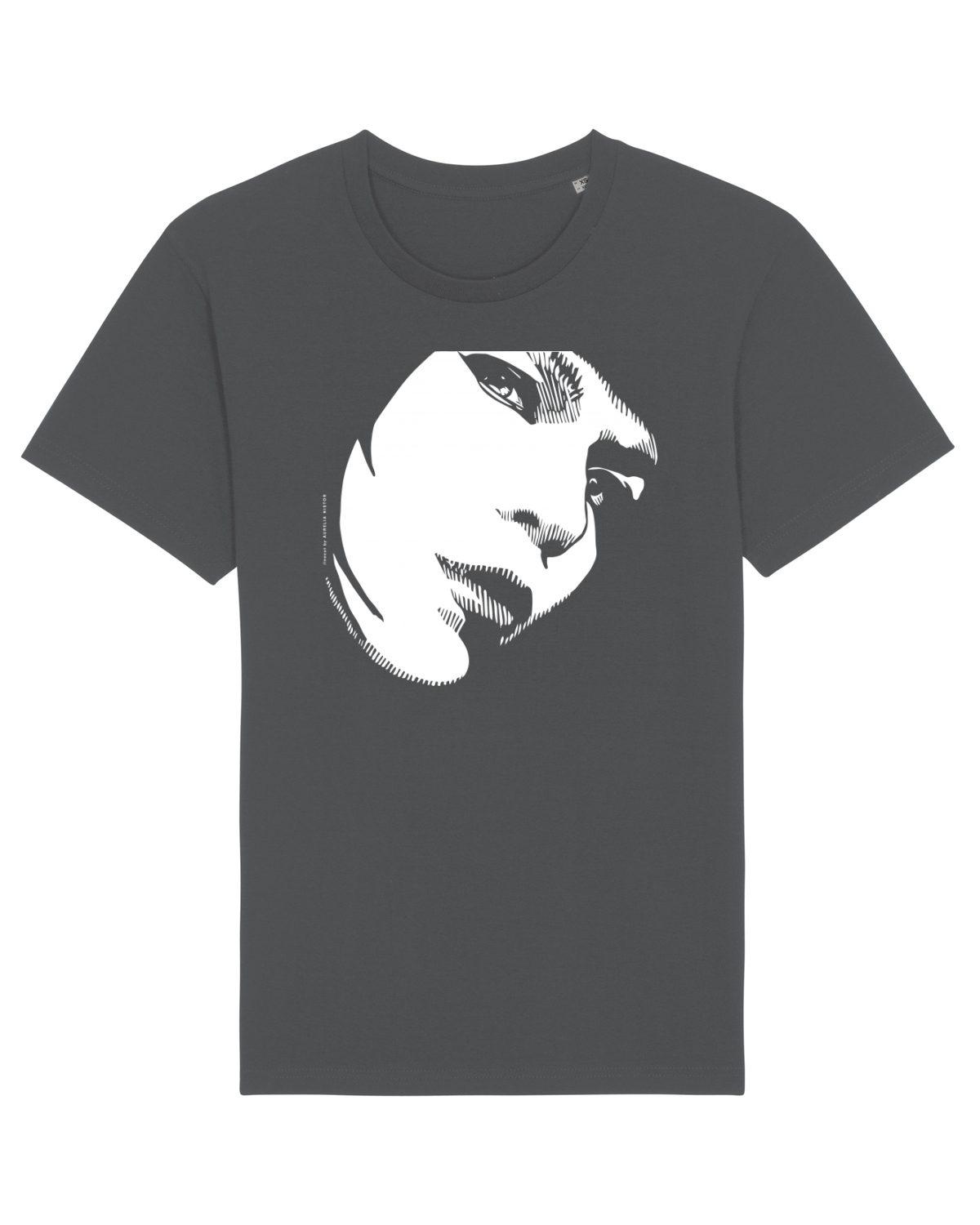 Tricou mânecă scurtă Unisex Rocker Anthracite