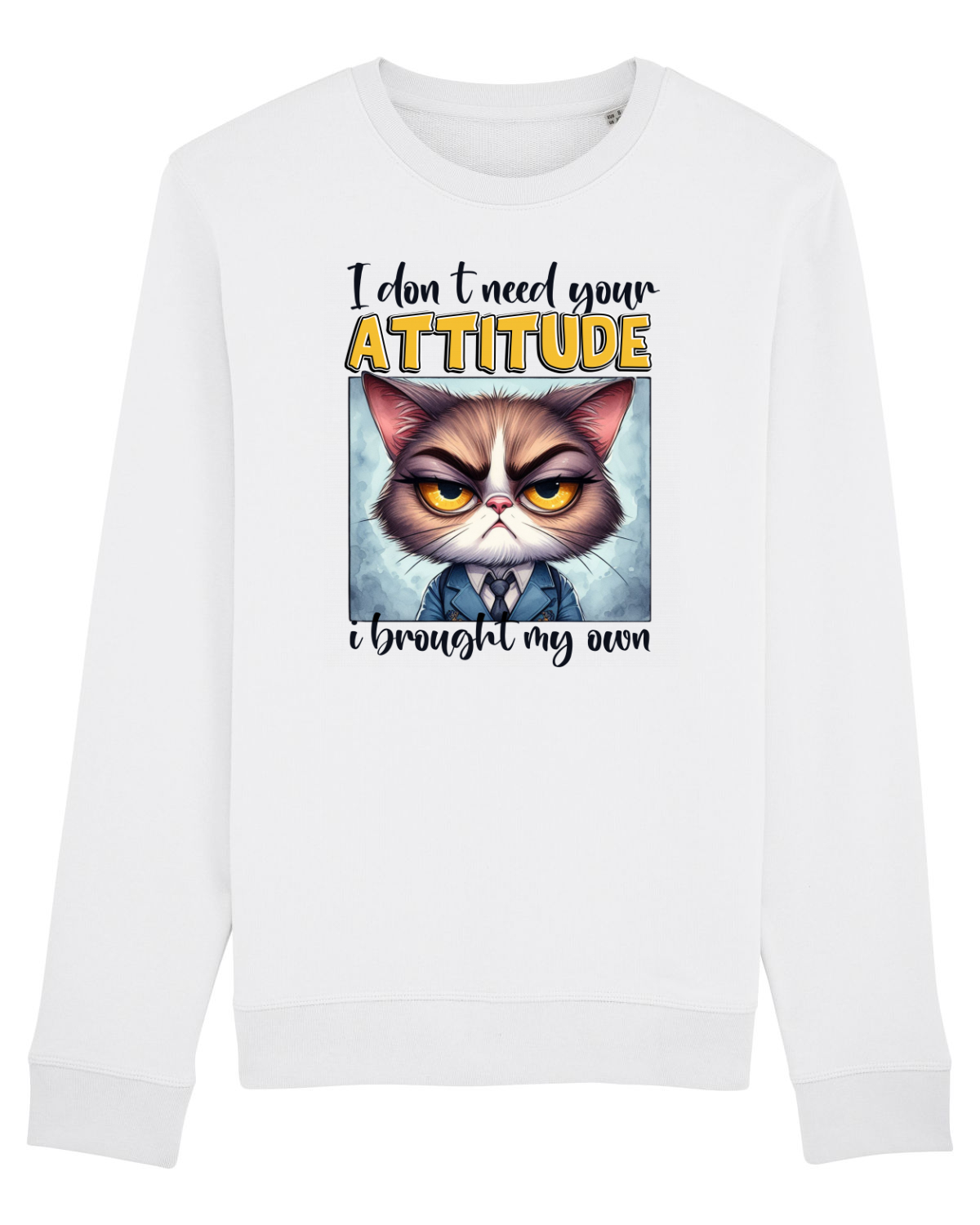 Bluză mânecă lungă Unisex Rise White