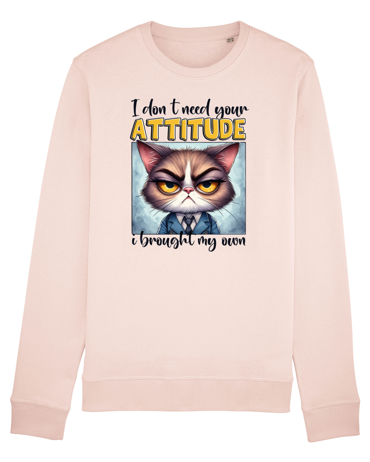 Bluză mânecă lungă Unisex Rise Candy Pink