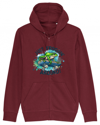 Just Froggin' Around! Burgundy