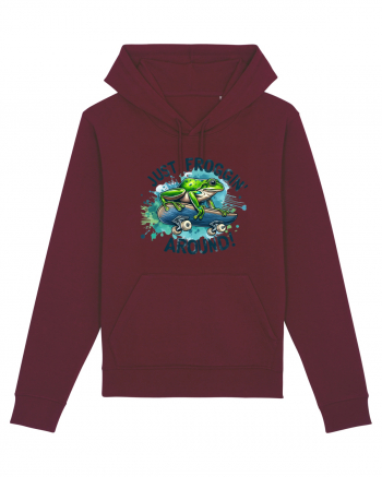 Just Froggin' Around! Burgundy
